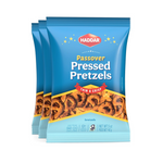 Haddar Passover Pressed Pretzels, OU Passover, 5 oz. 3 Pack