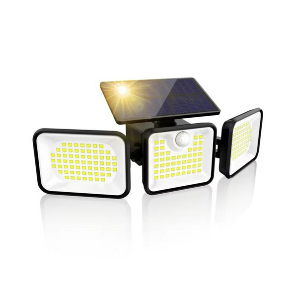 NEXPURE 180 LED Solar Outdoor Motion Sensor Flood Light