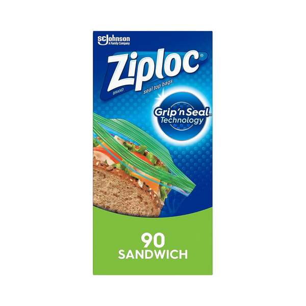 90-Count Ziploc Sandwich and Snack Bags + $0.50 Amazon Promotional Credit