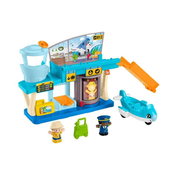 Fisher-Price Little People Toddler Toys Everyday Adventures Airport Playset