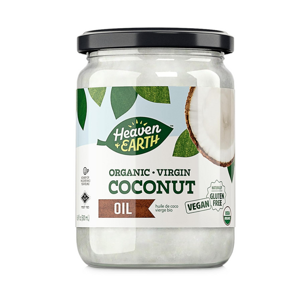 Heaven & Earth Organic Virgin Coconut Oil, OU Passover