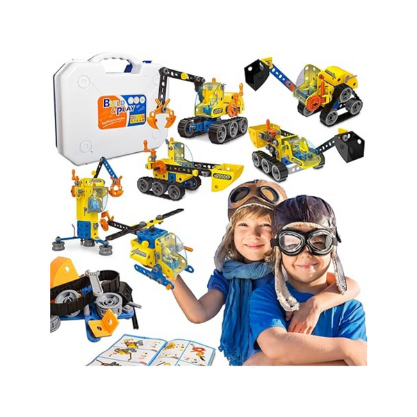 119-Piece STEM Building Toys Engineering Set