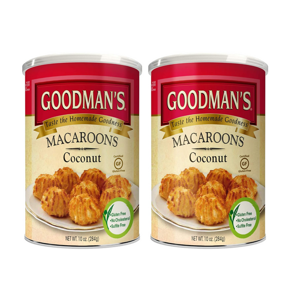 Goodman's Coconut Macarons, Kosher For Passover, 2 Pack