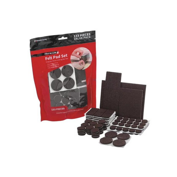 133-Count MinnARK Premium Felt Furniture Pads