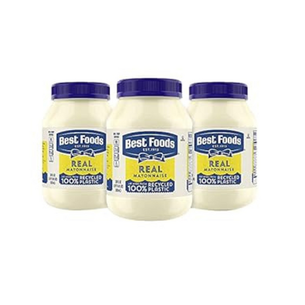 3 Pack Of 30oz Best Foods Mayonnaise