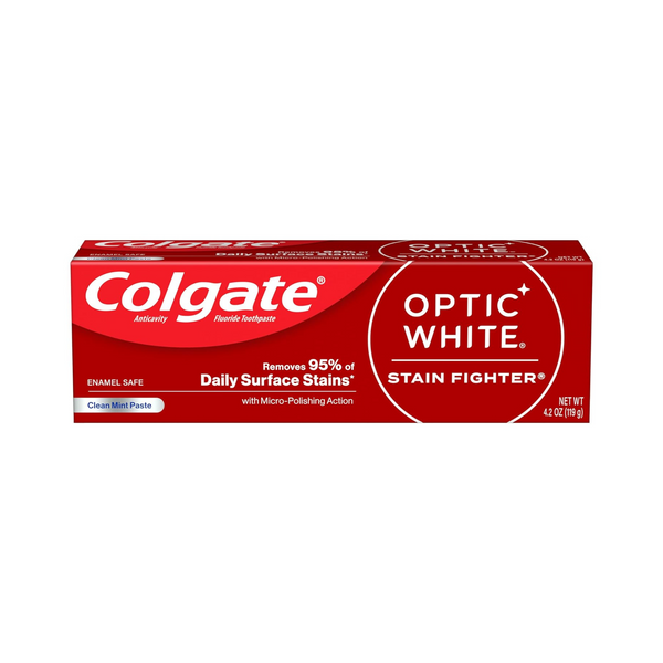 Colgate Optic White Stain Fighter Whitening Toothpaste