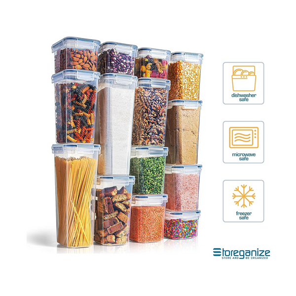 14-Piece Storeganize Airtight Food Storage Containers With Lids