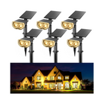 6-Pack Linkind Outdoor Waterproof Solar Spot Lights