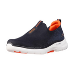 Skechers Men's Gowalk 6-Stretch Fit Slip-on Athletic Walking Shoe (Navy/Orange)