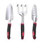 3-Pieces Fosiweelo Aluminum Heavy Gardening Tools Set