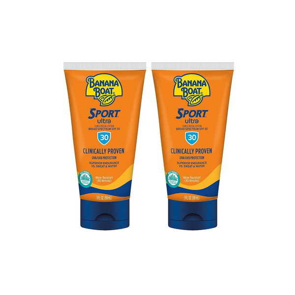 Pack of 2 Banana Boat Sport Ultra Sunscreen Lotion (3-Oz Each)