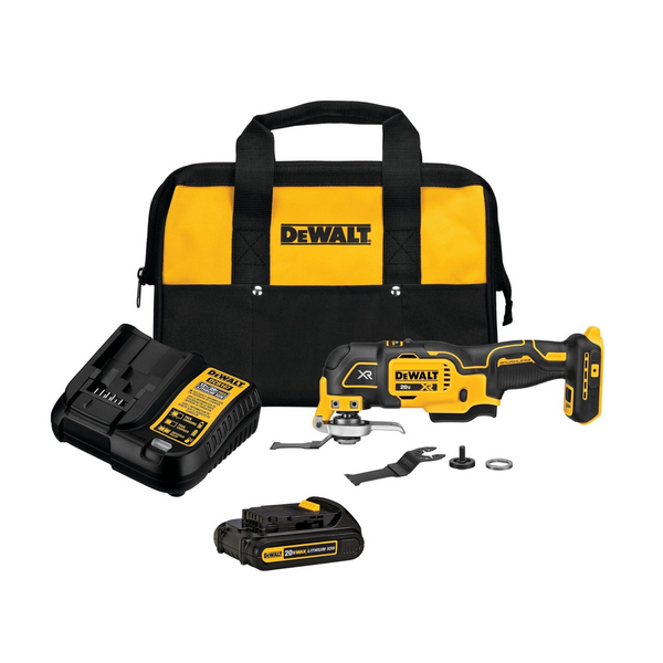 DeWALT 20V MAX XR Brushless 3-Speed Oscillating Tool + 1.5Ah Battery & Charger