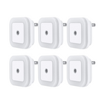 Uigos Plug-in Dusk to Dawn Sensor LED Night Light : 6-Pk