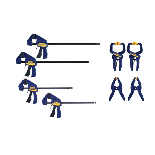 8-Piece Irwin 6" Quick-Grip Clamp Tools Set