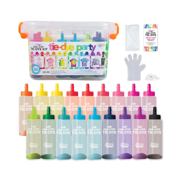 Tulip One-Step Tie-Dye Party, 18 Pre-Filled Bottles