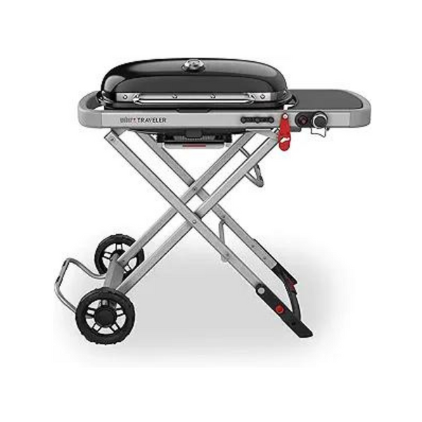 Weber Traveler Portable Gas Grill in Black