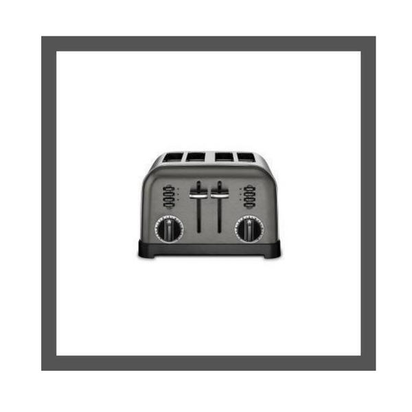 Cuisinart 4-Slice Classic Metal Toaster (Black/Stainless Steel)