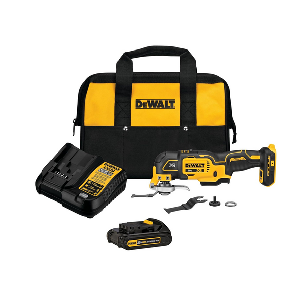 DeWALT 20V MAX XR Brushless 3-Speed Oscillating Tool + 1.5Ah Battery & Charger