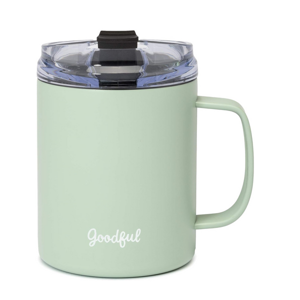 Goodful 14oz Stainless Steel Vacuum Insulated Leak Proof Lid Travel Mug