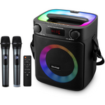 Bawhad Karaoke Bluetooth Speaker w/ Two Wireless Microphones