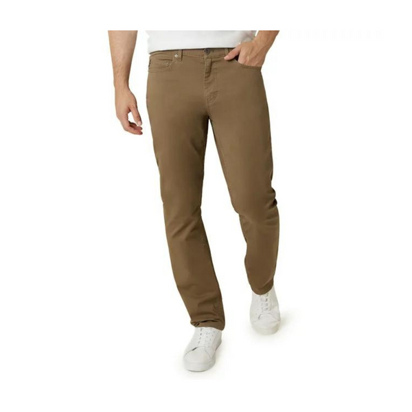 Chaps Men's 5-Pocket Stretch Twill Slim Straight Coastland Wash Chino Pant