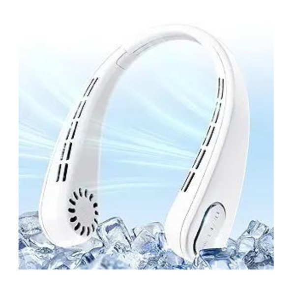 Portable Neck Fan, Rechargeable Bladeless Fan