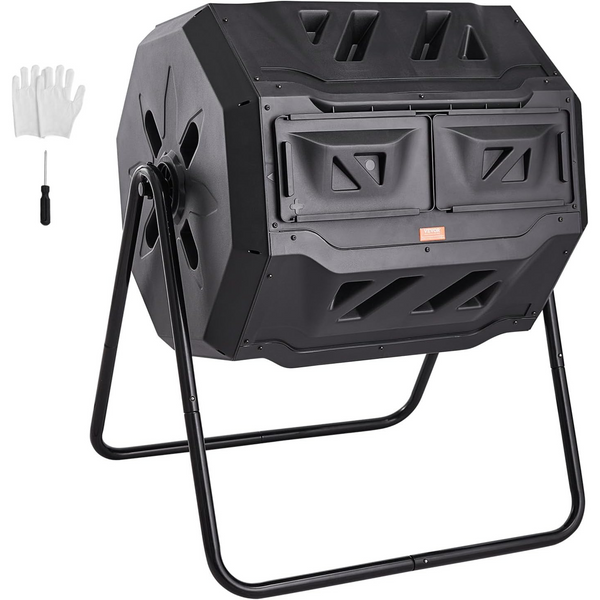 Vevor 43-Gal Dual Chamber Compost Bin