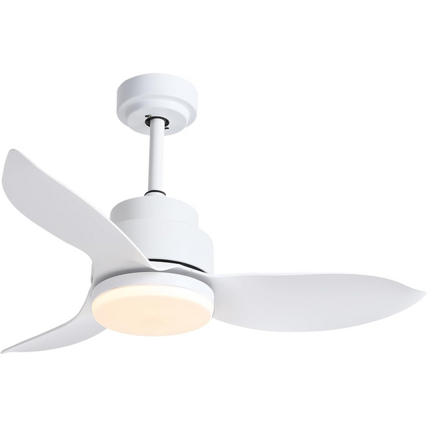 Modern White Ceiling Fans With Lights