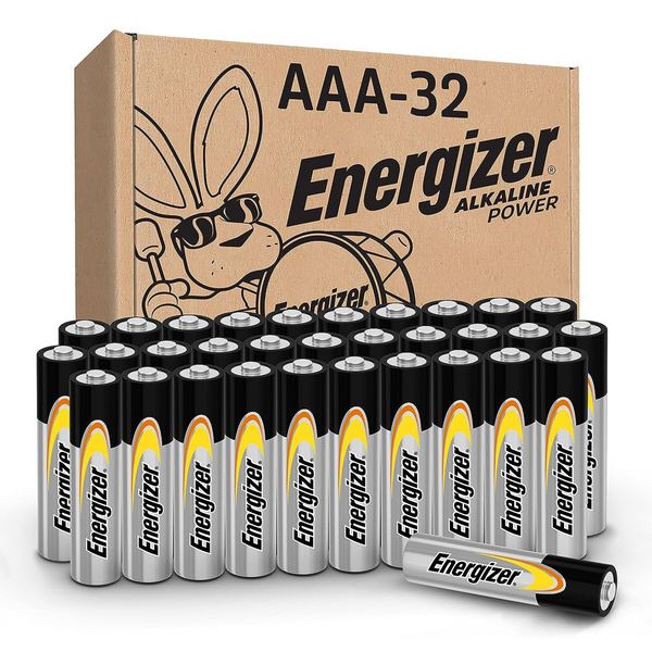 32-Count Energizer Alkaline AAA Batteries