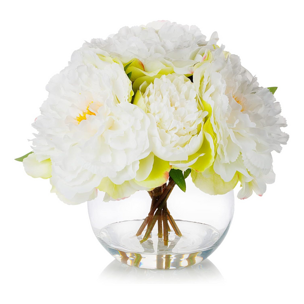 Artificial Peony Flower with Vase