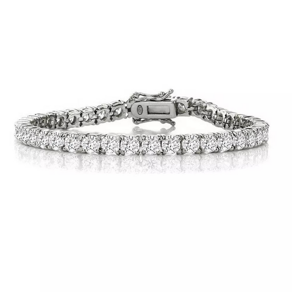 Exquisite 4MM Cubic Zirconia Tennis Bracelet