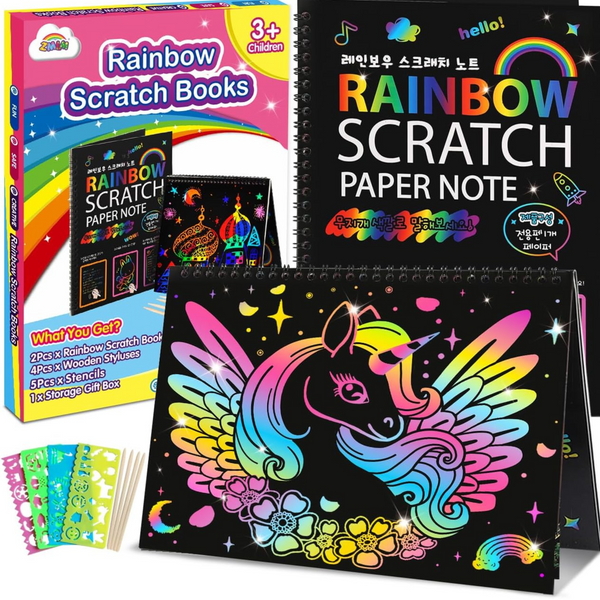 2-Pack Scratch Paper Art-Crafts