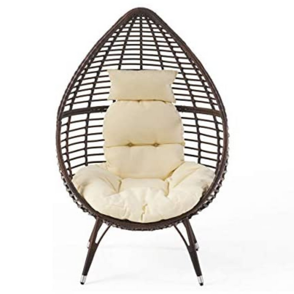 Christopher Knight Home Cutter Teardrop Wicker Lounge Chair