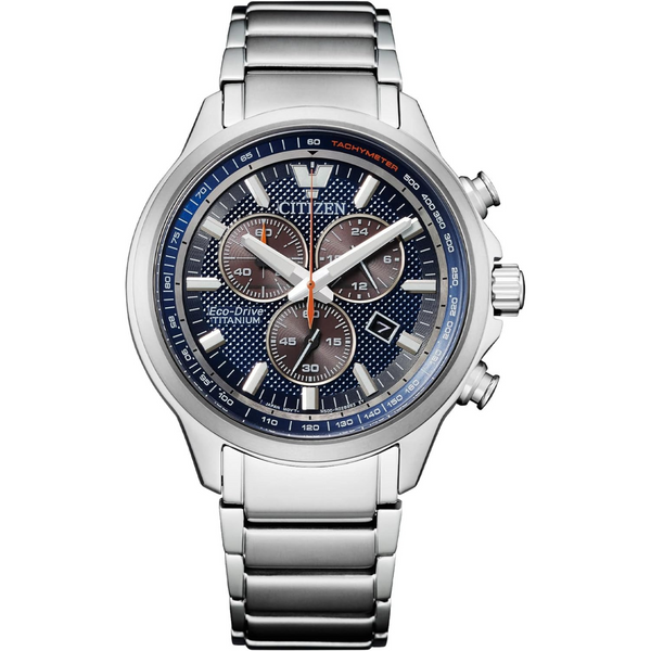 Citizen Eco-Drive Weekender Chronograph Quartz Blue Dial Men's Watch