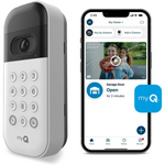 MyQ Smart Garage Door Video Keypad with Wide-Angle Camera