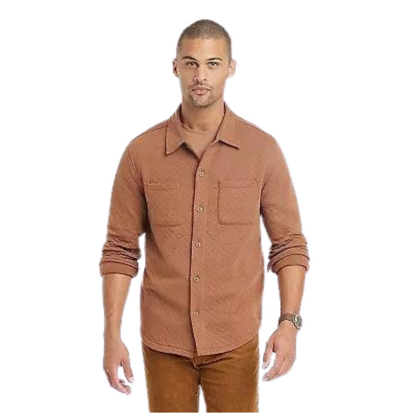 Goodfellow & Co Men's Knit Shirt Jacket (Various Colors)