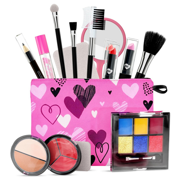 Pretty Me Makeup Set for Kids, Real Make Up Kit Safe