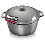 Mueller 6 Quart Enameled Cast Iron Dutch Oven