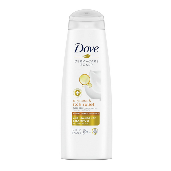 Dove DermaCare Anti Dandruff Shampoo, 12 oz