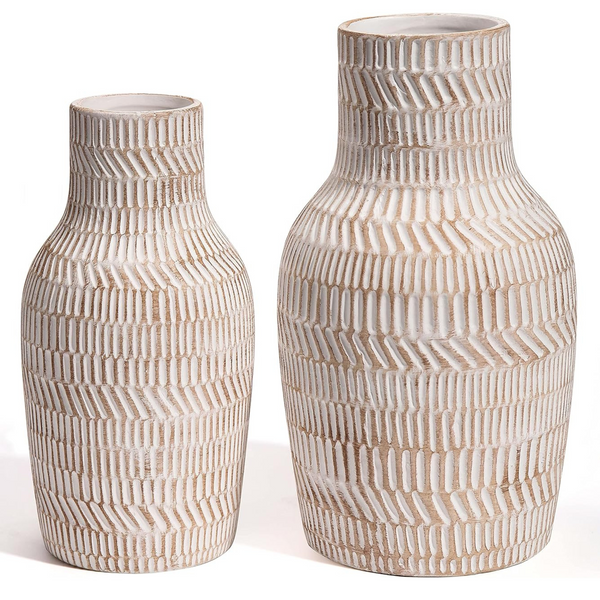 Set of 2 Ceramic Vase