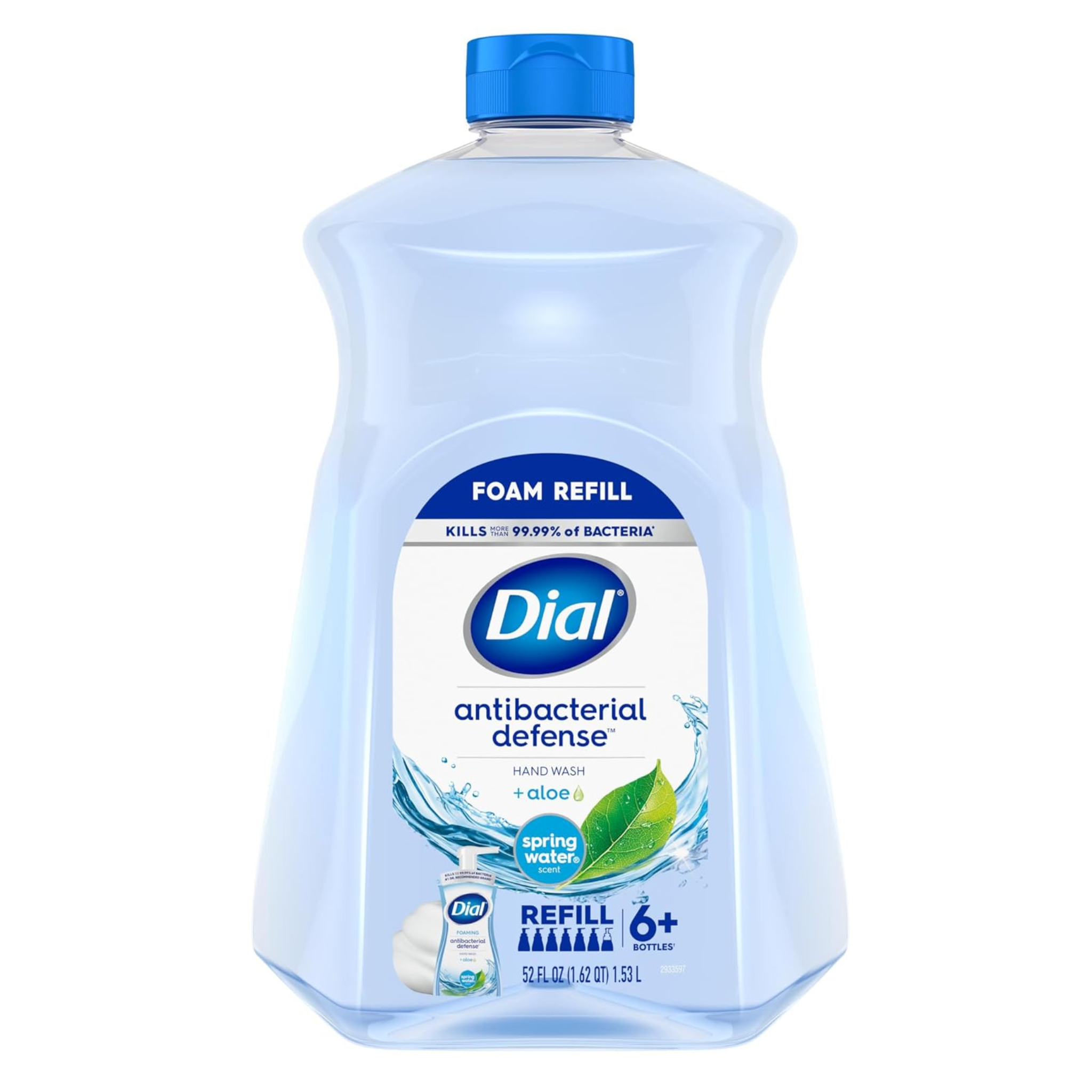 52-Oz Dial Antibacterial Foaming Hand Soap Refill