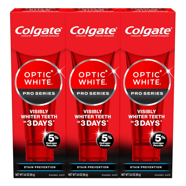 3-Pack Colgate Optic White Pro Series Toothpaste