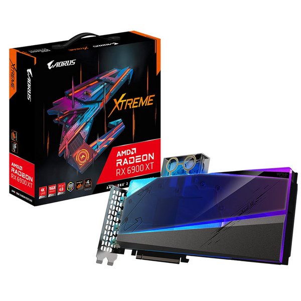 GIGABYTE AORUS Radeon RX 6900 XT Xtreme WATERFORCE WB 16G Graphics Card