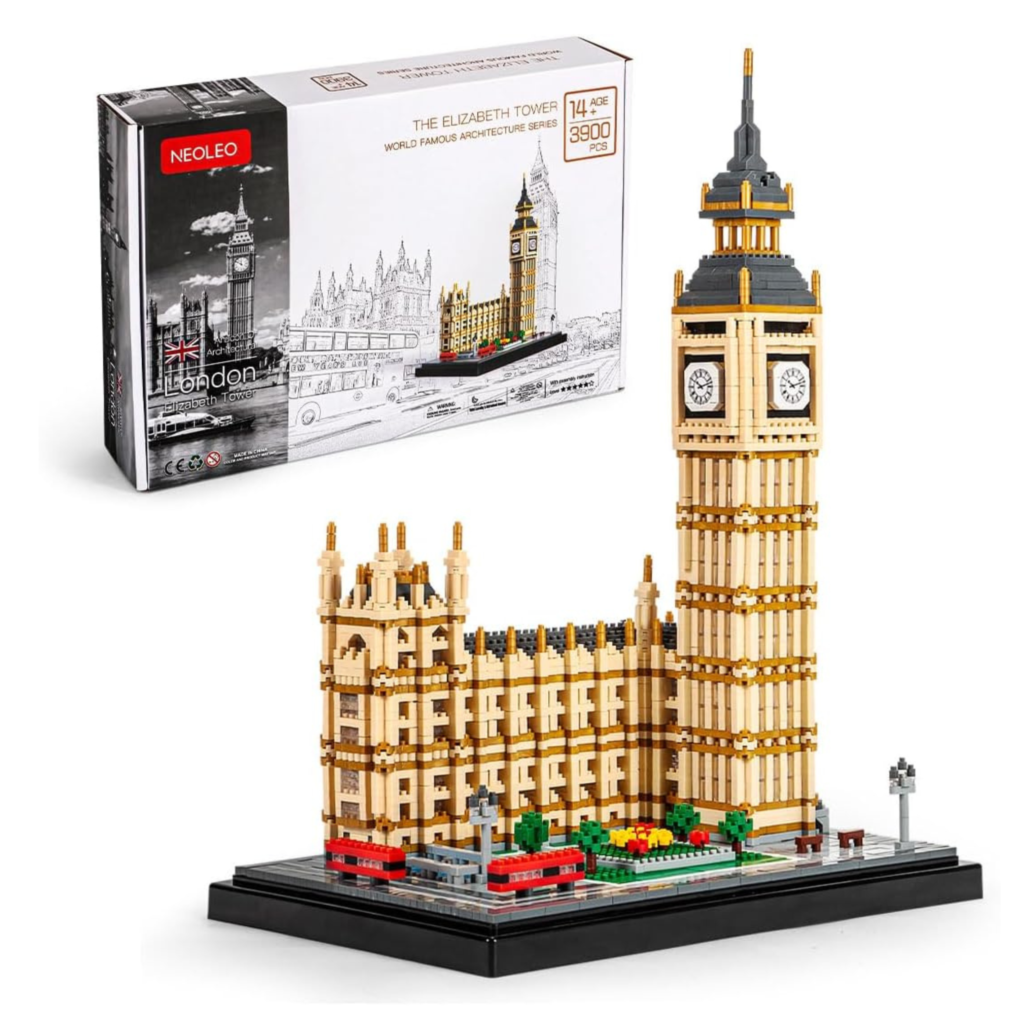 3,900+ Piece Real Big Ben Micro Building Blocks Set