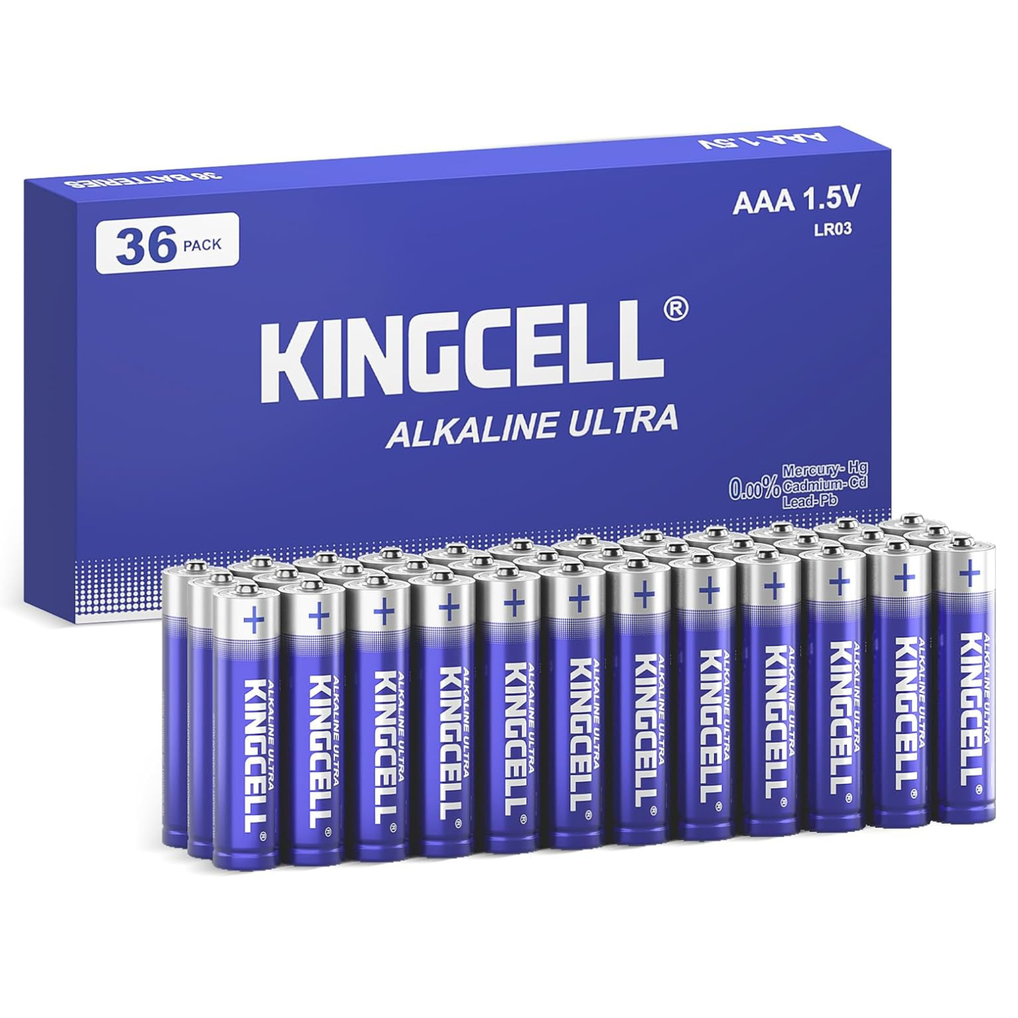 32-Pack Akaline AAA Batteries