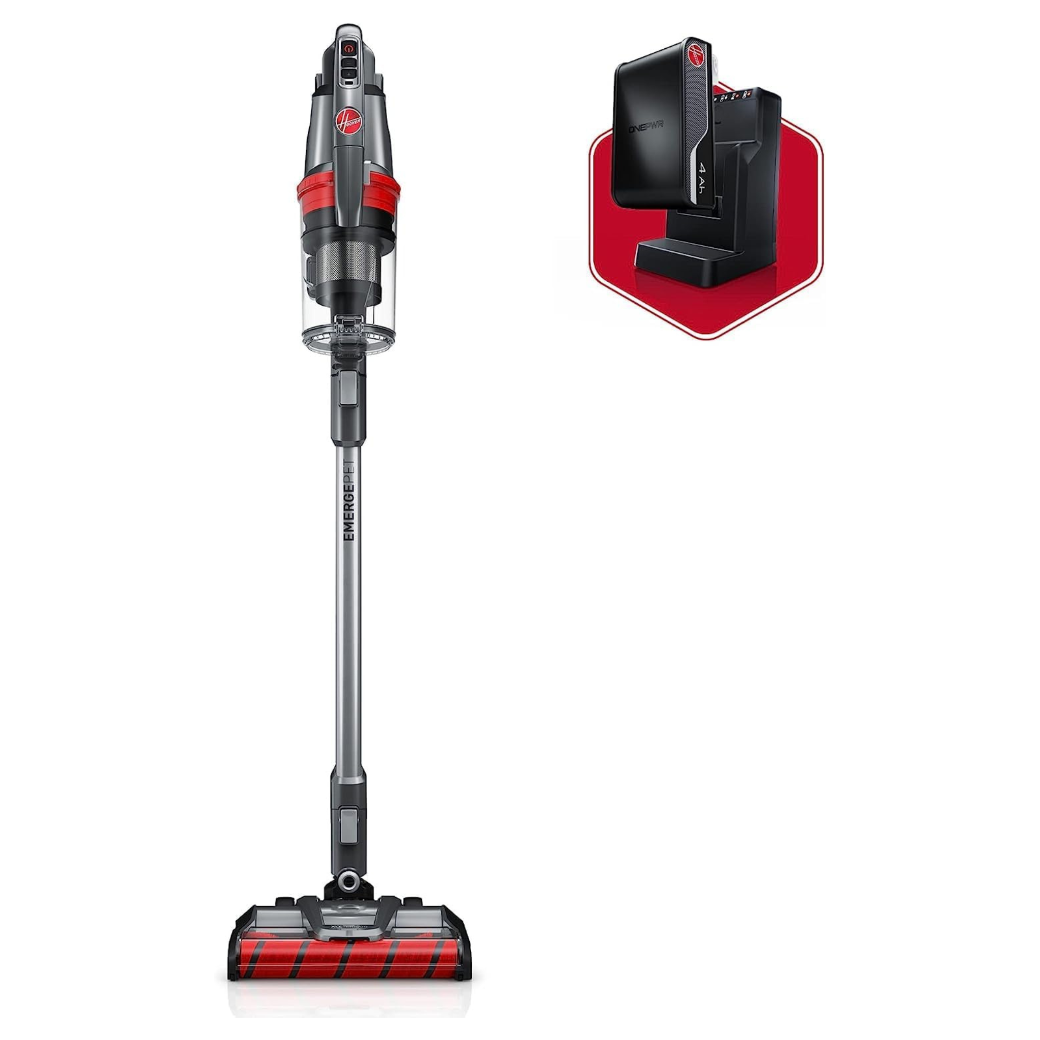 Hoover ONEPWR WindTunnel Emerge Pet Cordless Lightweight Stick Vacuum Cleaner