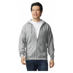 Gildan Unisex Adult Fleece Zip Hoodie Sweatshirt