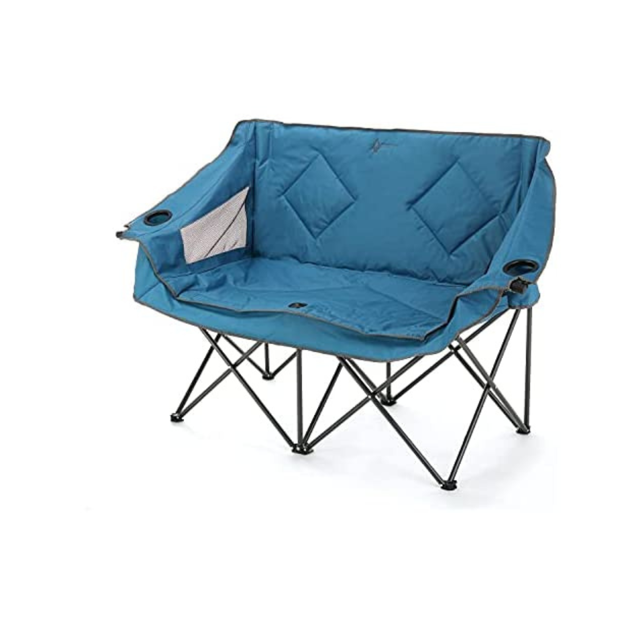 Padded Portable Folding Double Duo Camping Loveseat