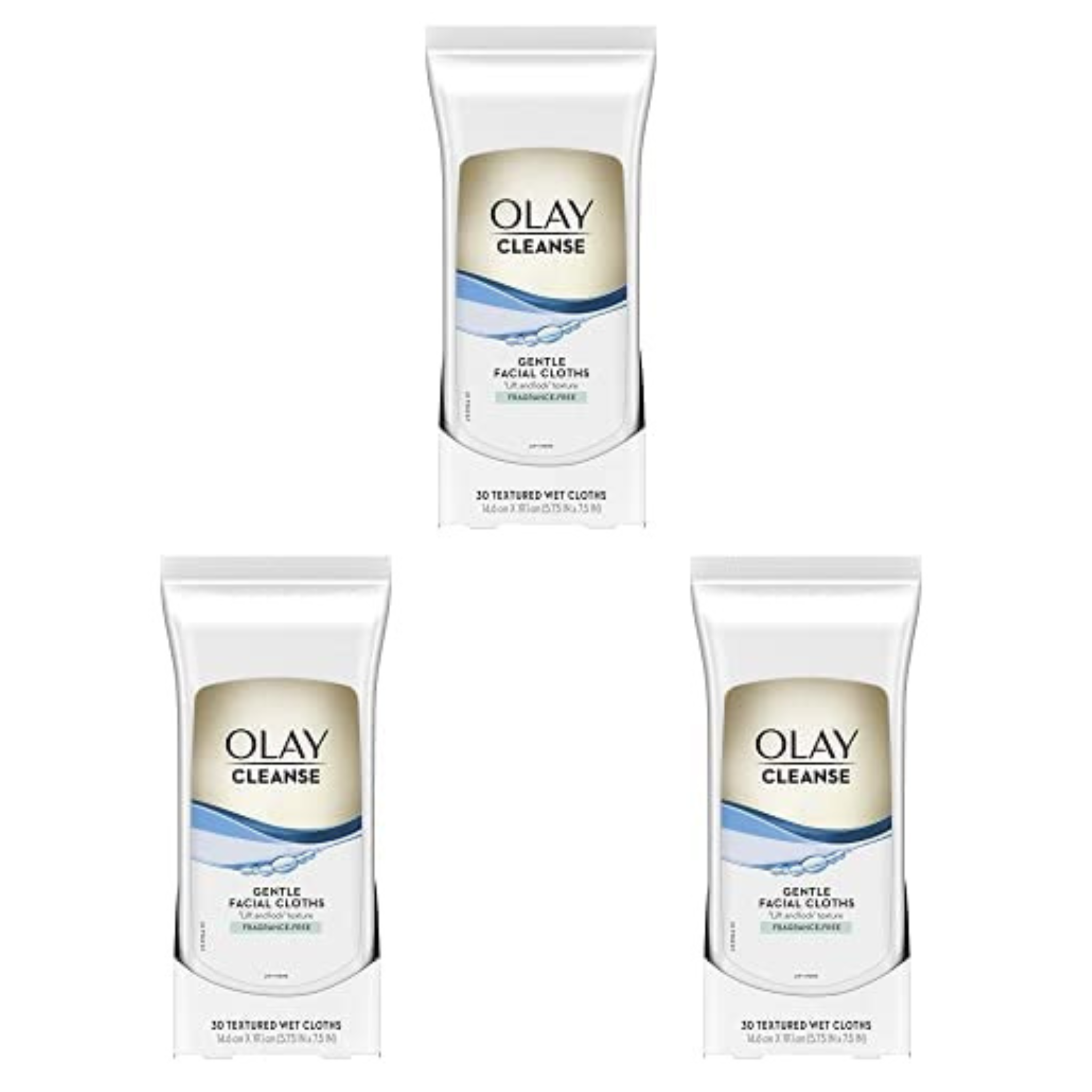 3 Packs of 30-Ct Olay Wet Cleansing Towelette