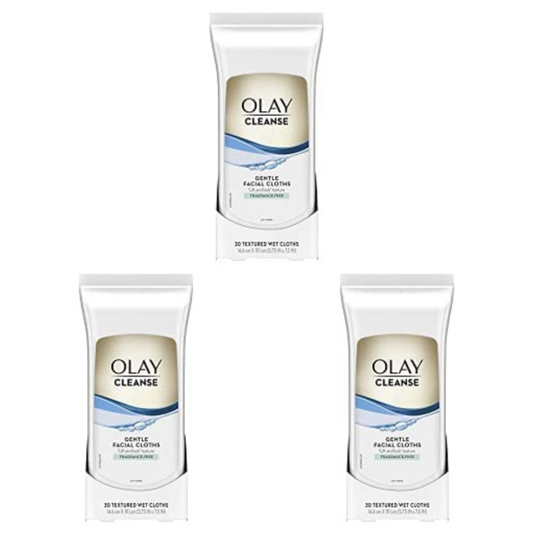 3 Packs of 30-Ct Olay Wet Cleansing Towelette